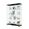 thumbnail image 5 of 3 Door Black Tempered Glass Cabinet - Safeguards Action Figures, Collections Showcase Showcases , Decorations, Neatly, 5 of 5