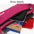 thumbnail image 3 of Slim Fit Running Belt, Waterproof, Adjustable Running Waist Bag For Phone, For Gym Workout Hiking, 3 of 5