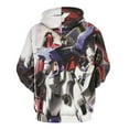 thumbnail image 3 of Mobile Suit Gundam Hoodie 3D Print Pullover Hooded Long Sleeve Sweatshirts Tops Blouse with Pocket for Mens Womens, 3 of 8