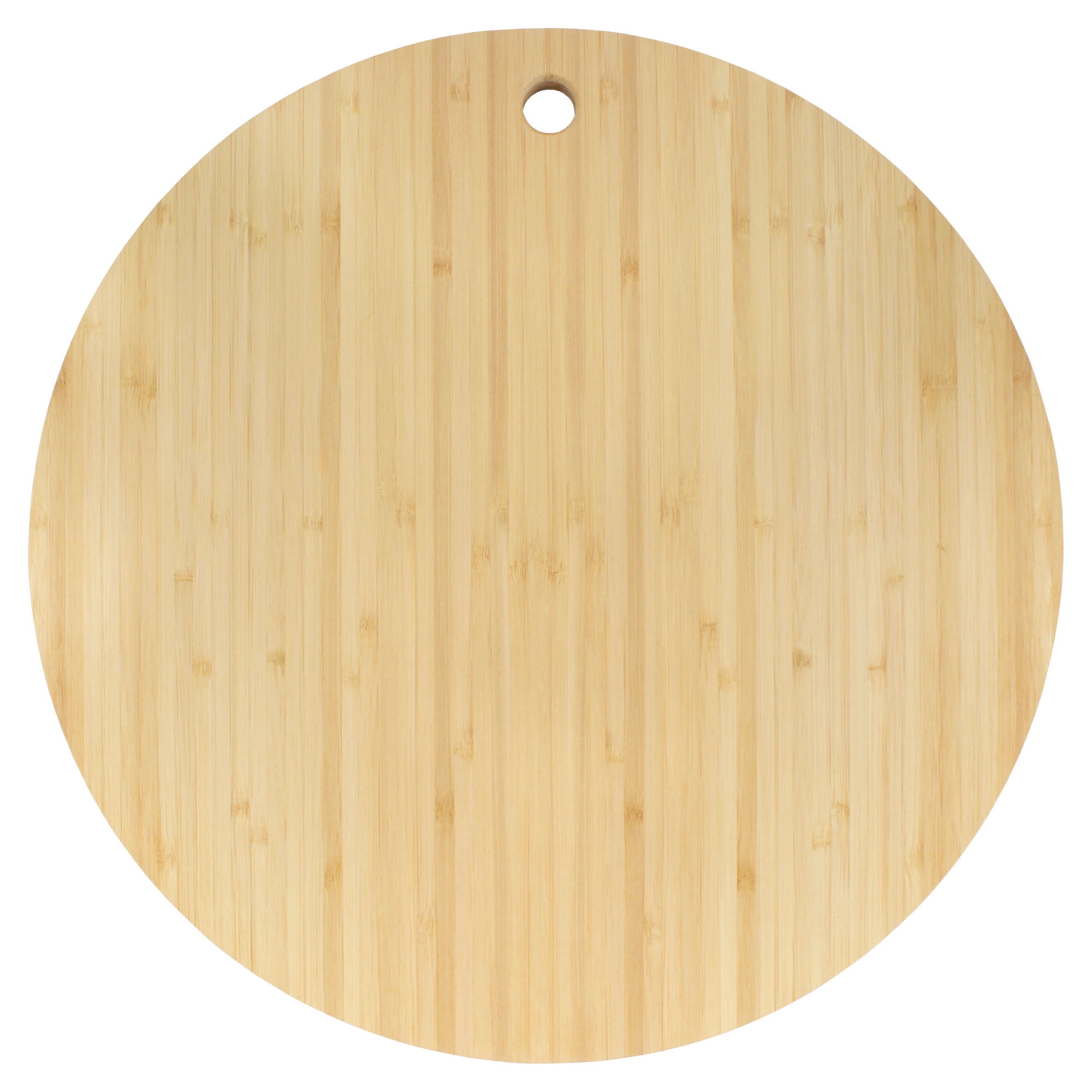 BambooMN Round Cutting Board 15" Diameter x 0.75" Thickness - 1 Piece