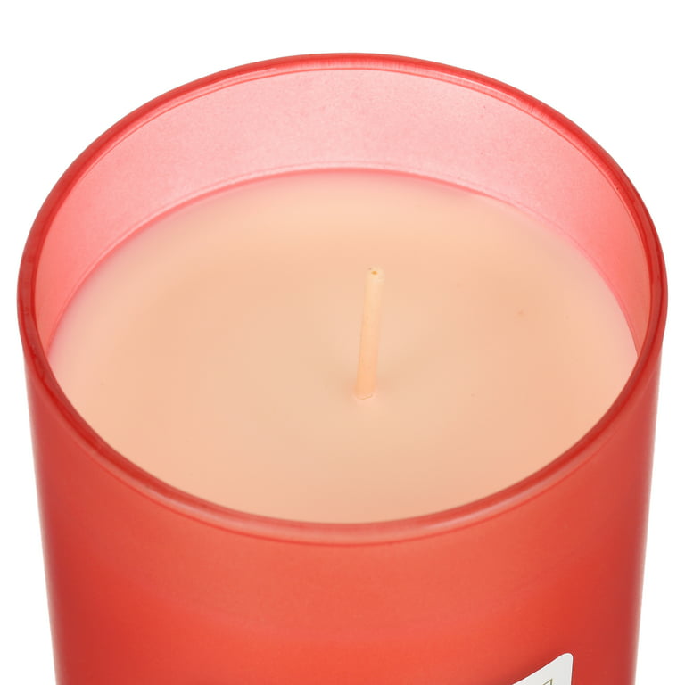 Frosted White 9oz Wood Wick Candle- Fragrance Free