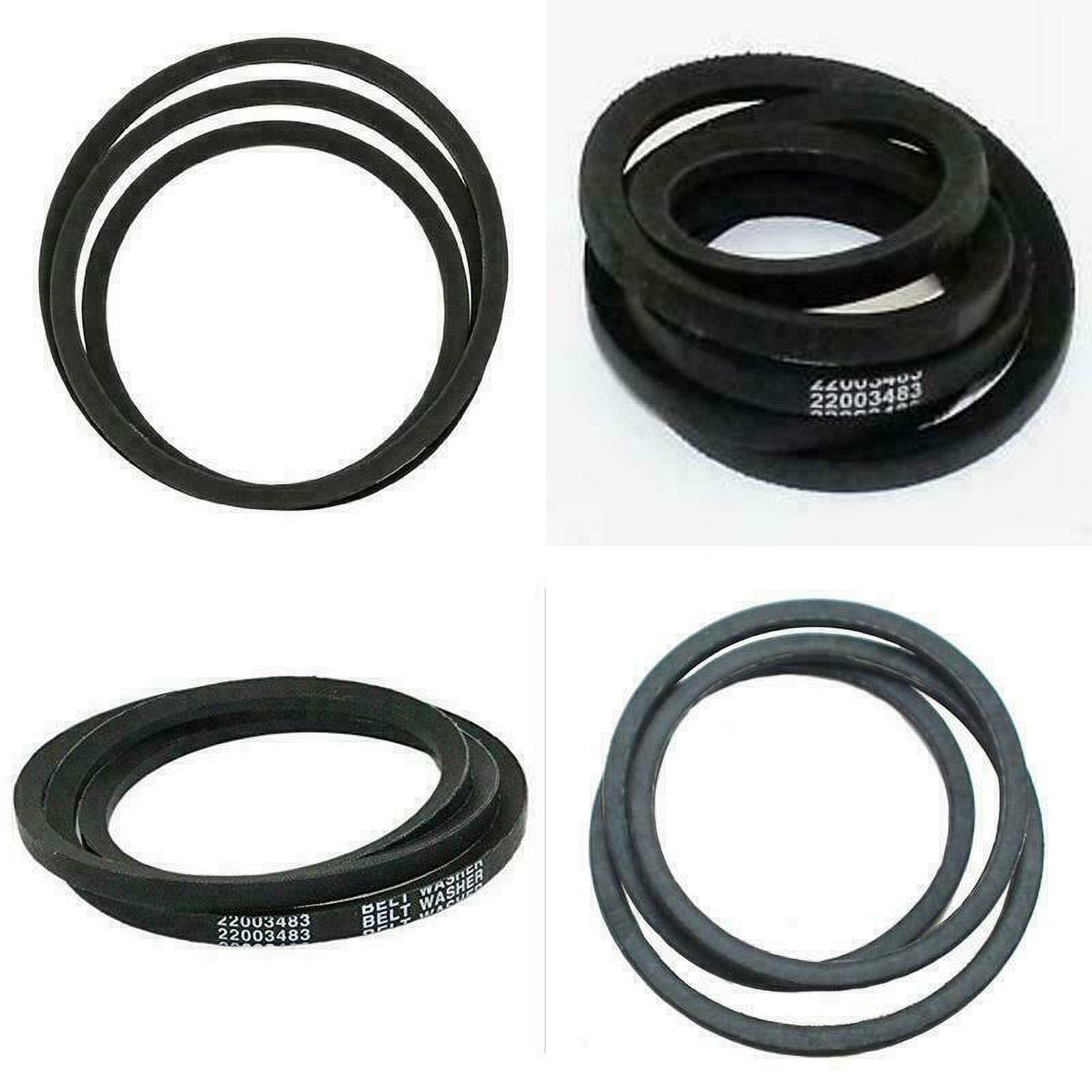 WP22003483 Washer Drive Belt Compatible for Whirlpool Maytag 22002709 AP6006365 - 4 Pack
