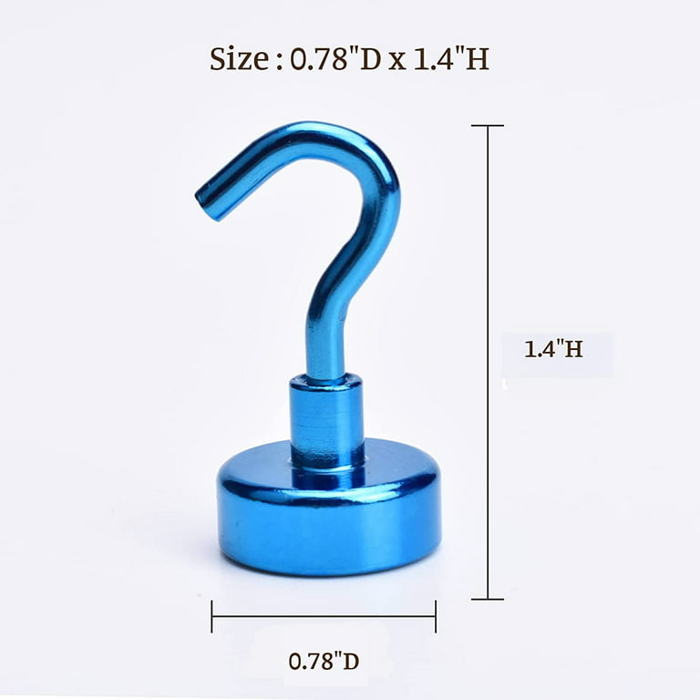 Strong Magnetic Hooks Magnet Heavy Duty for Hanging Cruise Cabins  Refrigerator Classroom Whiteboard Small Magnetic Key Holder Home Wreath  Hanger Coat