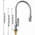 thumbnail image 2 of Outdoor Kitchen Faucet 360° Swivel Single Hole Single Handle Kitchen Faucet Cold Water Sink Faucet, 2 of 5