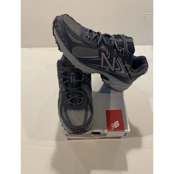 Brand new New Balance Men's Shoes MT411NV2 Size 9D with box Blue Grey Trail Run