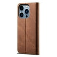 thumbnail image 5 of SaniMore iPhone 14 Pro (6.1" 2022) Wallet Case, Cowboy Skin [Wear-resistat Durable] Card Slots Cash Pocket Kickstand 360° All-around Protective Business Shell [Shoxkproof Anti-drop] - Brown, 5 of 7