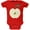 Red, variant on Halloween Apple Slice Costume Short Sleeve Graphic Baby One Piece