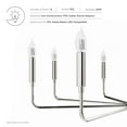 thumbnail image 6 of Modway Rekindle 8-Light Chandelier in Polished Nickel, 6 of 7