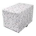 thumbnail image 1 of Botanical Dog Crate Cover, Floral Bouquets Flourishing Summer Blossoms Garden Retro Pattern, Easy to Use Pet Kennel Cover Small Dogs Puppies Kittens, 7 Sizes, Indigo Pink and Mustard, by Ambesonne, 1 of 6