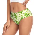 thumbnail image 2 of Fotbe Green Peas Calzones Estampados para Mujer – Ropa Interior de Algodón, Cómoda, Suave y Elástica-X-Small, 2 of 6