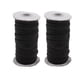 thumbnail image 1 of 2Rolls Cordón Elástico Negro Elástico para Pantalones Deportivos Ajuste de, 1 of 9