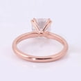 thumbnail image 5 of Cora Jewellery 2CT Double Prong Cushion Moissanite Solitaire Engagement Ring For Women, 14K Rose Gold, 5 of 7