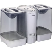 BLOOM U-32030 3.5 Gallon Warm Mist Humidifier with Wicking Vapor System,White/Clear
