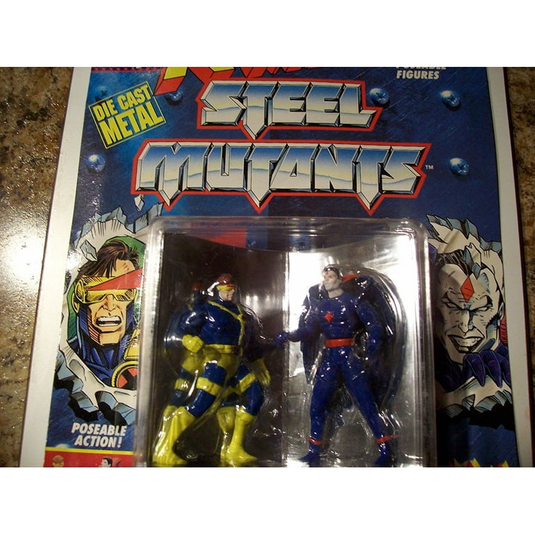 Toy Biz Marvel Comics X-men Steel Mutants Cyclops vs Mr Toy Biz Marvel Comics X-men Steel Mutants Cyclops vs Mr