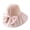 Pink, variant on QASIEATN Womens Cozy Bucket Hats Women's Wide Brim Sun Hat with Bowknot Brim Foldable Travel Hat Adjustable Summer Fall Fashion Accessories