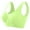 Green, variant on Women's Hollow-Out Cooling Sports Bra - Anti-Sagging Lift Design | Plus Size Wireless Yoga Bra with Removable Pads