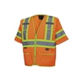 thumbnail image 1 of Chaleco de seguridad Pioneer Hi Vis con mangas para hombre y mujer, clase 3, 1 of 9