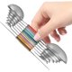 thumbnail image 1 of Juego de cucharas medidoras magnéticas NQ 8 piezas acero inoxidable para medir ingredientes secos y líquidos, 1 of 5
