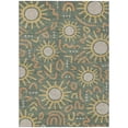 thumbnail image 2 of Addison Rugs Chantille Indoor/Outdoor Transitional Bohemian Basil Machine Washable Rectangle Rug, 5' x 7'6", 2 of 8