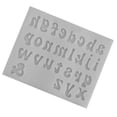 thumbnail image 2 of Inteprter Moldes para mousse Suministros para fiestas Accesorios de cocina Número de molde en relieve Fundición de dulces Die Celebration Postre Capital Cocina y Comedor Minúsculas/Gris Claro Inteprter HA062186-04B, 2 of 6