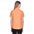 thumbnail image 2 of Harriton Ladies' Barbados Textured Camp Shirt, 2 of 3