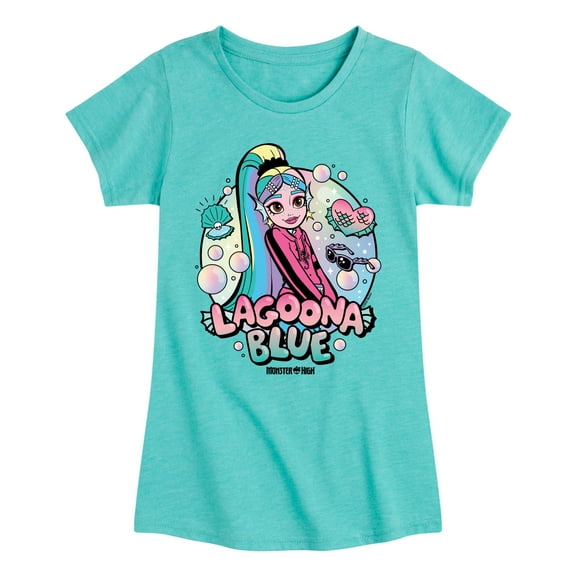 Monster High - Lagoona Blue - Toddler & Youth Girls Short Sleeve Graphic T-Shirt