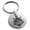 Silver, variant on Stainless Steel Jolly Roger Pirate Skull Anchor Engraved Small Medallion Circle Charm Keychain Keyring