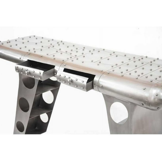 Nauticalmart Aviator Airco Half Wing Desk Industrial Office Table