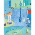 thumbnail image 3 of Pope, Kate and Elizabeth 12x14 Black Modern Framed Museum Art Print Titled - Kitchen Collage III, 3 of 5