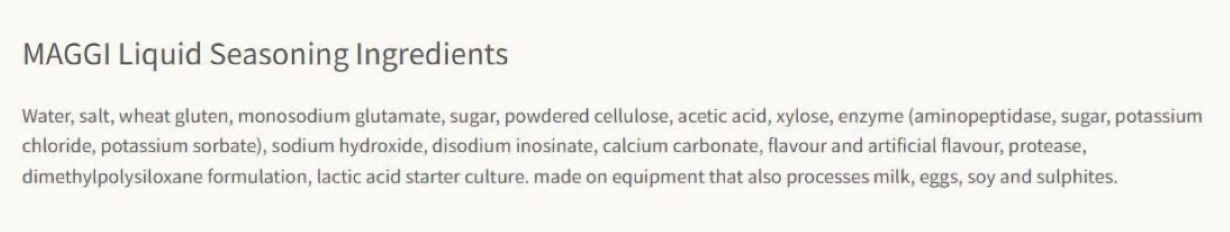 Maggi Liquid Seasoning, 200ml