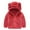 Red, variant on Toddler Girls Boys Fleece Hoody Jacket Zip Up Teddy Solid Color Coat Bear Ears Warm Winter Outwear