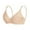 Beige Bra for Women, variant on Secure Fit Bra for Women Wireless Unpadded Plus Size Non Padded Bra Minimizer Bras Bralette Soft Cup Bra Unlined Underwire Bra Breathable White 34