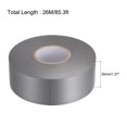thumbnail image 2 of Unique Bargains Insulating Tape 35mm Width 26M Long 0.26mm Thick PVC Electrical Tape Grey, 2 of 5