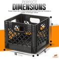 thumbnail image 3 of Juggernaut Storage Crate for Office Storage & Classroom Organization 4-Pack, 3 of 6