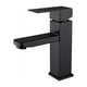 thumbnail image 1 of Grifo mezclador moderno de agua fría y caliente, elegante grifo de lavabo negro, 1 of 4