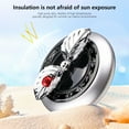 thumbnail image 3 of Blateno Car Solar Airplane Aromatherapy Car Rotating Aromatherapy Sitting Aromatherapy Paste Tablet Car Decoration Solar Powered Get 5ml Perfume, 3 of 7