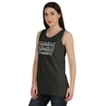 thumbnail image 4 of Inkmeso Educated Motivated Vaccinated Pro-Vaccine Womens Tank Tops Casual Tee, 4 of 7