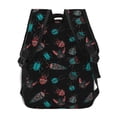thumbnail image 4 of Balery Colorful Insect Mochila Escolar Impresa, Mochila Ligera para Viajes Casual, Mochila Duradera y Cómoda Multifuncional, Mochila para Laptop-One Size, 4 of 5