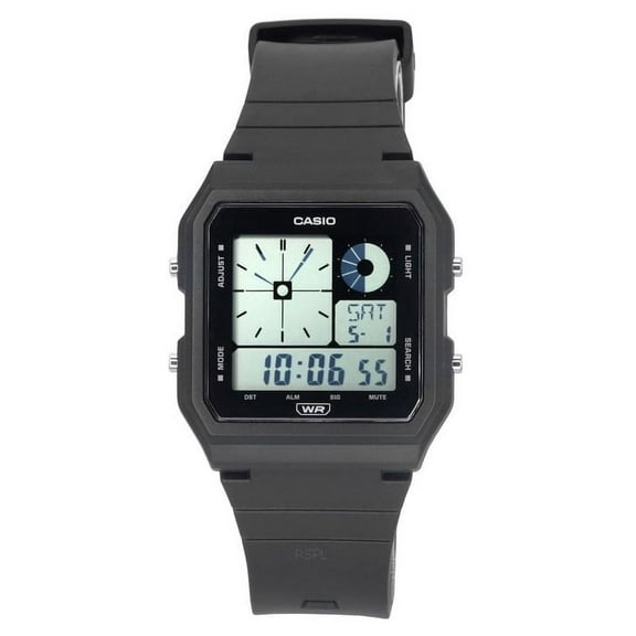 Casio POP Retro Vintage Digital Black Resin Strap Quartz LF-20W-1A Unisex Watch