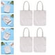 thumbnail image 2 of Bolsas en blanco de 4 piezas bolsas de compras en blanco bolsas de compras en blanco bolsas de comestibles en blanco, 2 of 6