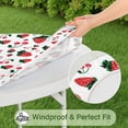 thumbnail image 5 of Round Picnic Table Cloth 100% Waterproof & Oil Proof, Elastic Fitted Table Cover for 36"-44" Round Tables, for Dining, Camping, Outdoor, 5 of 6