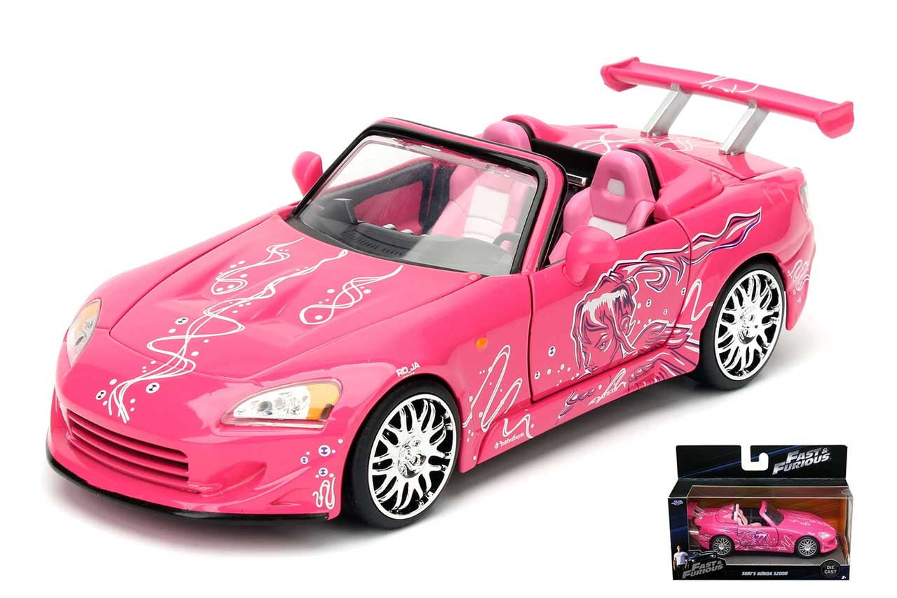 Jada's Suki's 2001 Honda S2000 Pink Fast & Furious Movie 1