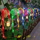 thumbnail image 4 of Muleta solar tricolor de Papá Noel con forma de estrella, copo de nieve, mango de paraguas, caramelo, luz LED para césped para exteriores, 4 of 6