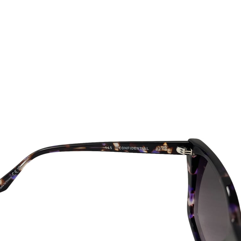 Quay Australia Confidential Cat Eye Sunglasses Purple Tort  display picture 3