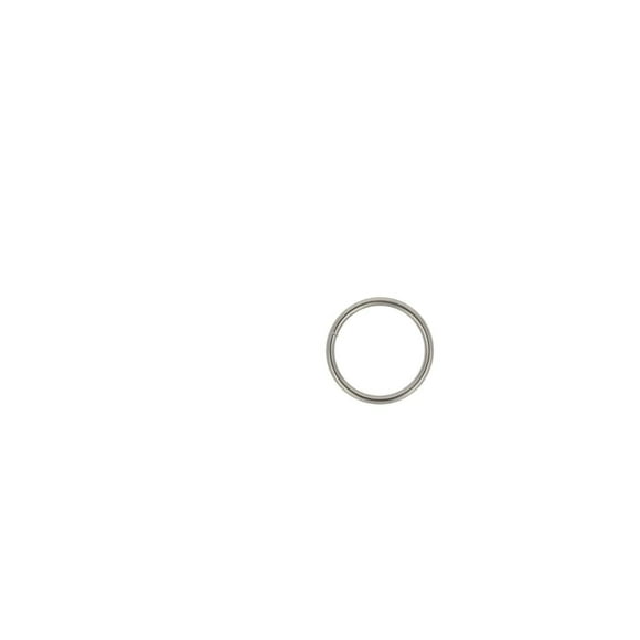 Eagle Claw Q01143-008 Split Rings, Nickel, Size 8, 45Lb Test, 4Pk, Split Rings, Nickel, Size 8