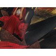 thumbnail image 4 of Ambesonne Venice Quilted Bedspread Set 3 Pcs, Woman in Red Cloak, Queen Size, Red Black Pale Brown, 4 of 5