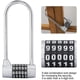 thumbnail image 2 of 5 Digit Combination Padlock Alloy Safety U Shaped Code Lock Extra Long Locker Lock With Code Lock(silver), 2 of 5