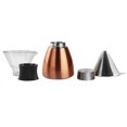 thumbnail image 3 of Asobu Insulated Pour Over Coffee Maker (32 oz.) Double-Wall Vacuum, Stainless-Steel Filter and Take on the Go Carafe (Copper), 3 of 7