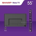 thumbnail image 4 of TV Sharp 55 Pulgadas Roku 4K Ultra HD Smart TV LED 4T-C55EL8UR, 4 of 4