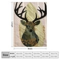 thumbnail image 4 of Nawypu Deer Blanket Camo Hunting Throw Blanket Cozy Plush Dad Elk Flannel Ultra Soft Blankets Lightweight Fuzzy Warm Gifts for Adults Men, 4 of 6